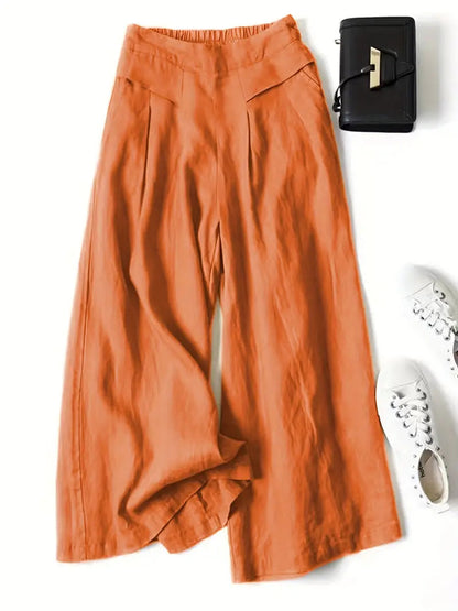 Linen Wide Leg Pant