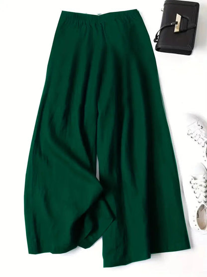 Linen Wide Leg Pant