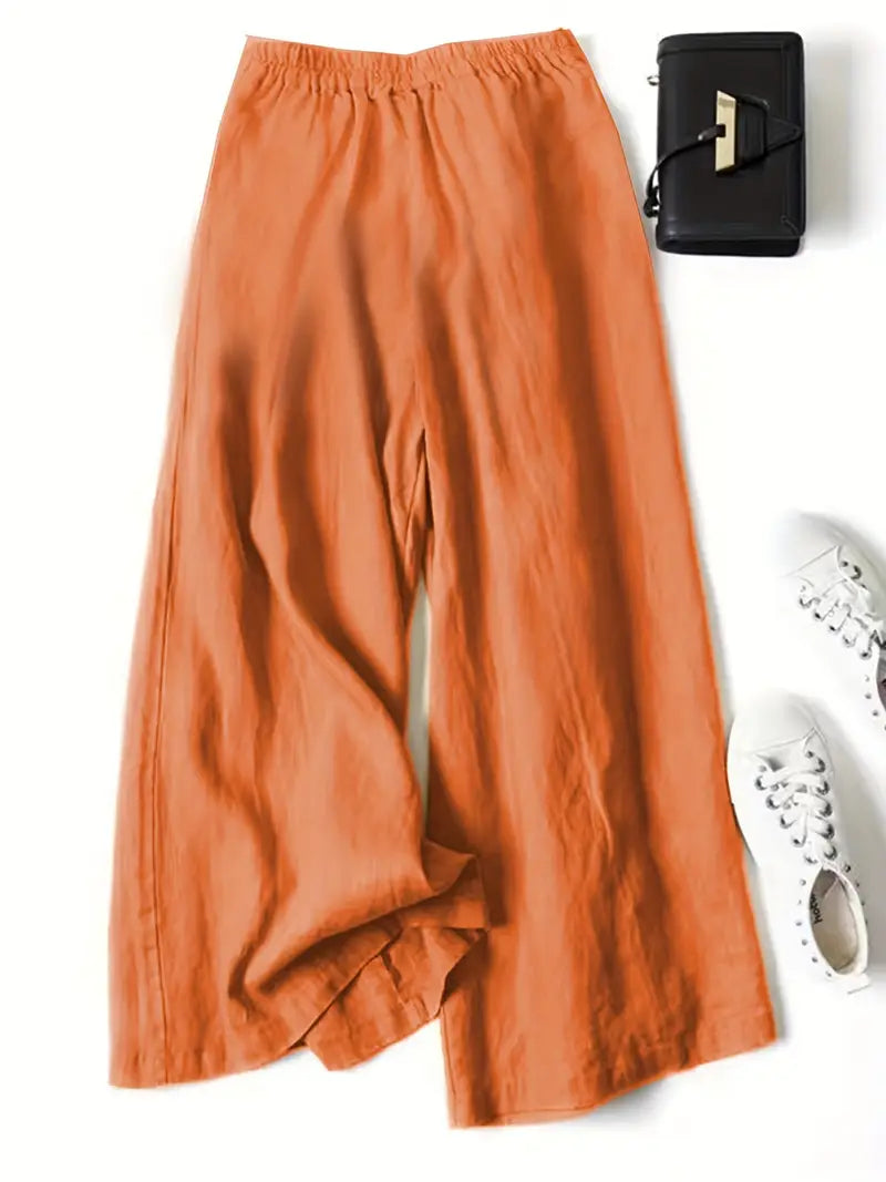Linen Wide Leg Pant