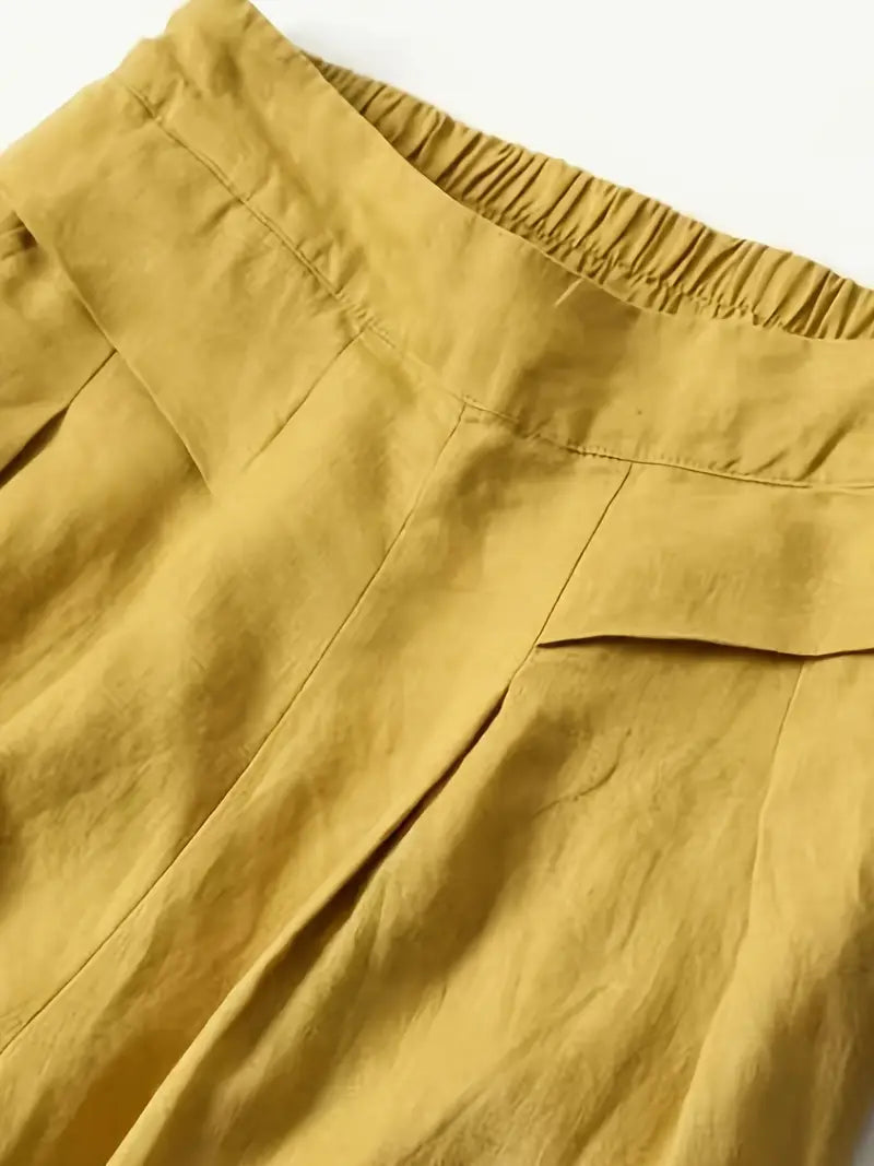 Linen Wide Leg Pant