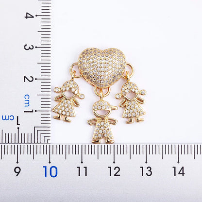 Mother's Love Necklace – 18K Gold Plated