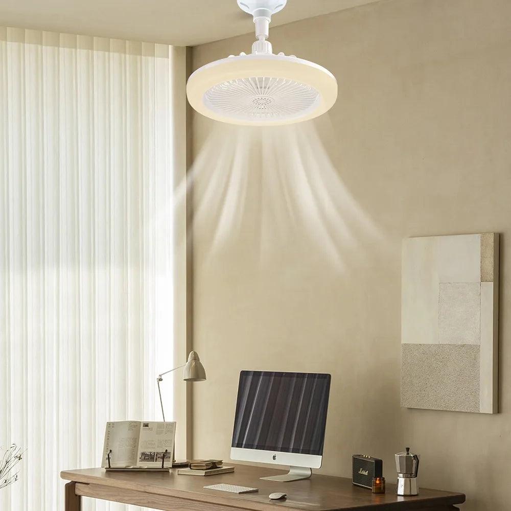AeroGlow™ LED Ceiling Fan – Remote-Controlled, Quiet & Energy-Efficient 2-in-1 Light and Ventilation System