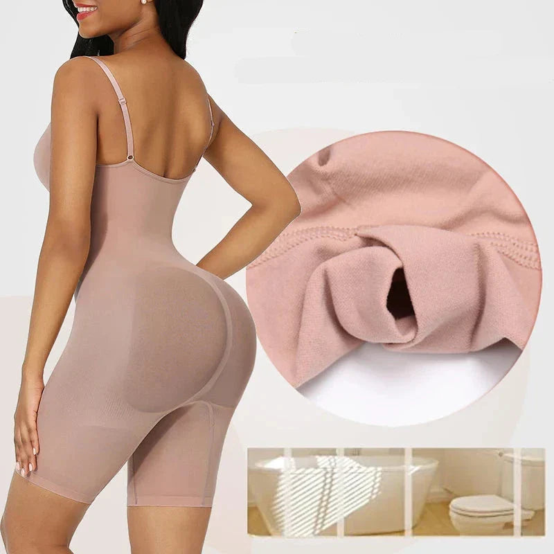 Seamless Shaping Bodysuit – CurveLuxe™ for a Sculpted Waist and Natural Lift