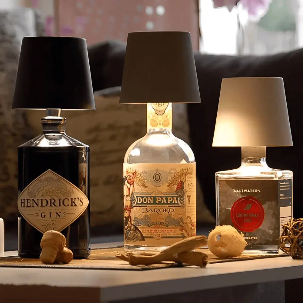 LuminBotella™ – Rechargeable Bottle Lamp for Creative Lighting